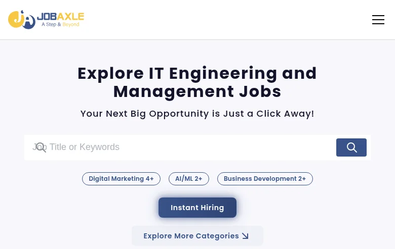 JobAxle screenshot JobAxle job board platform screenshot showing job search interface