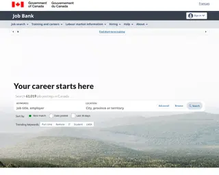 Job Bank screenshot preview