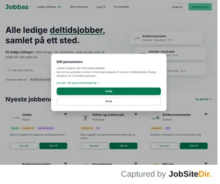 Jobbas.no platform preview Jobbas.no platform preview