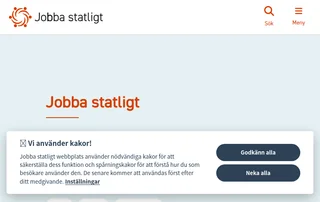Jobba statligt screenshot preview Jobba statligt screenshot preview