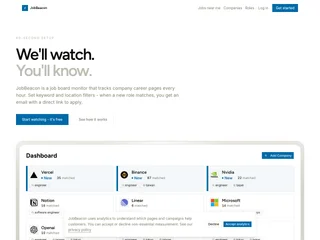 JobBeacon screenshot preview