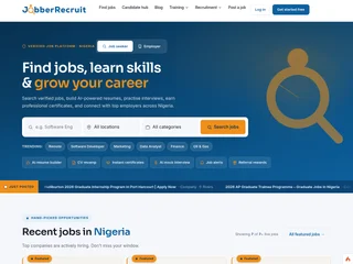 JobberRecruit platform preview JobberRecruit platform preview