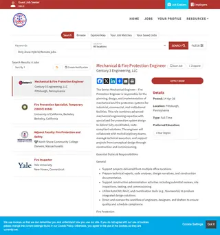 NAFI Job Board screenshot preview