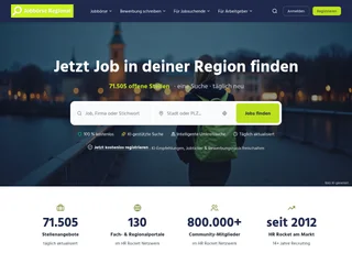 Jobbörse Regional platform preview Jobbörse Regional platform preview
