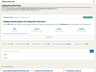 Jobbornholm.dk platform preview Jobbornholm.dk platform preview