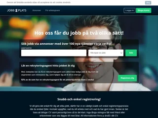 Jobbplats platform preview Jobbplats platform preview