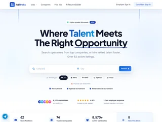 JobBricks platform preview JobBricks platform preview