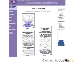 JobCanada.org platform preview JobCanada.org platform preview
