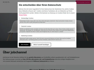 jobchannel platform preview