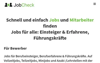 JobCheck screenshot preview JobCheck screenshot preview