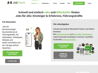 JobCheck platform preview
