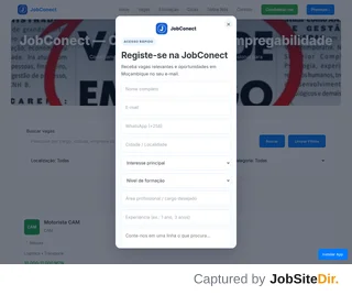 JobConect platform preview