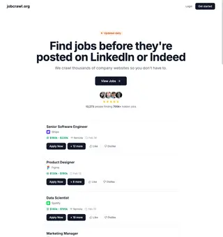 JobCrawl platform preview