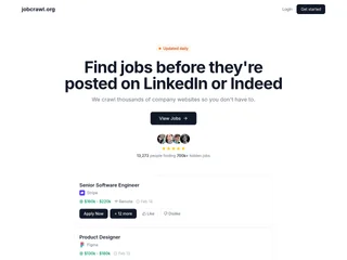 JobCrawl platform preview