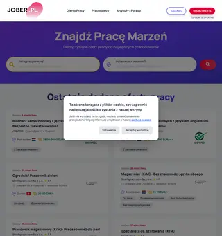 Jober.pl platform preview