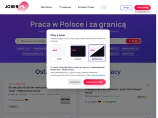 Jober.pl platform preview