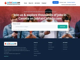JobFairCanada.com platform preview JobFairCanada.com platform preview