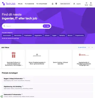 TechJob platform preview