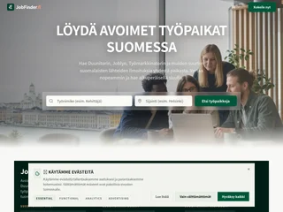 JobFinder.fi platform preview JobFinder.fi platform preview