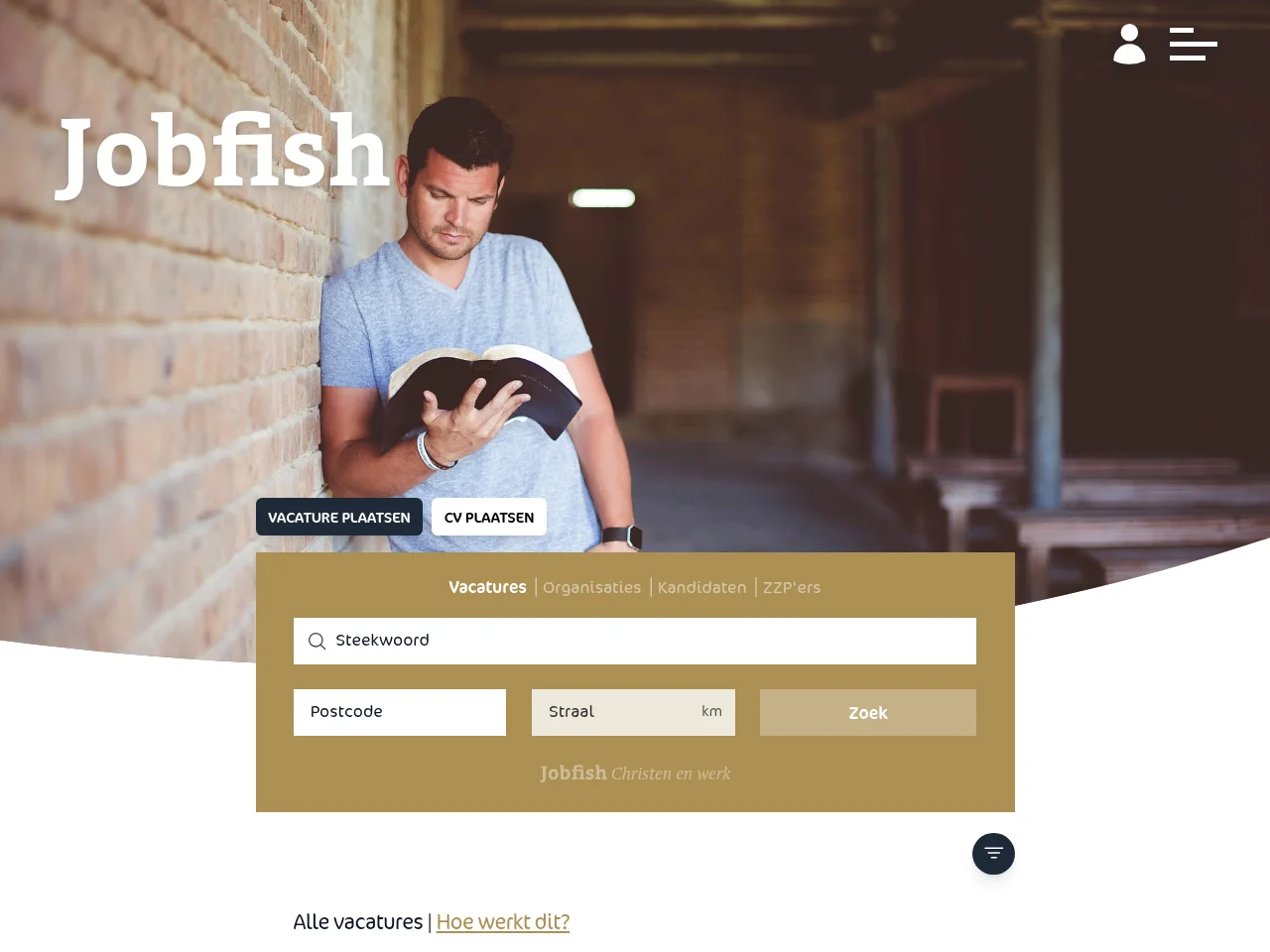 Jobfish screenshot Jobfish job board platform screenshot showing job search interface