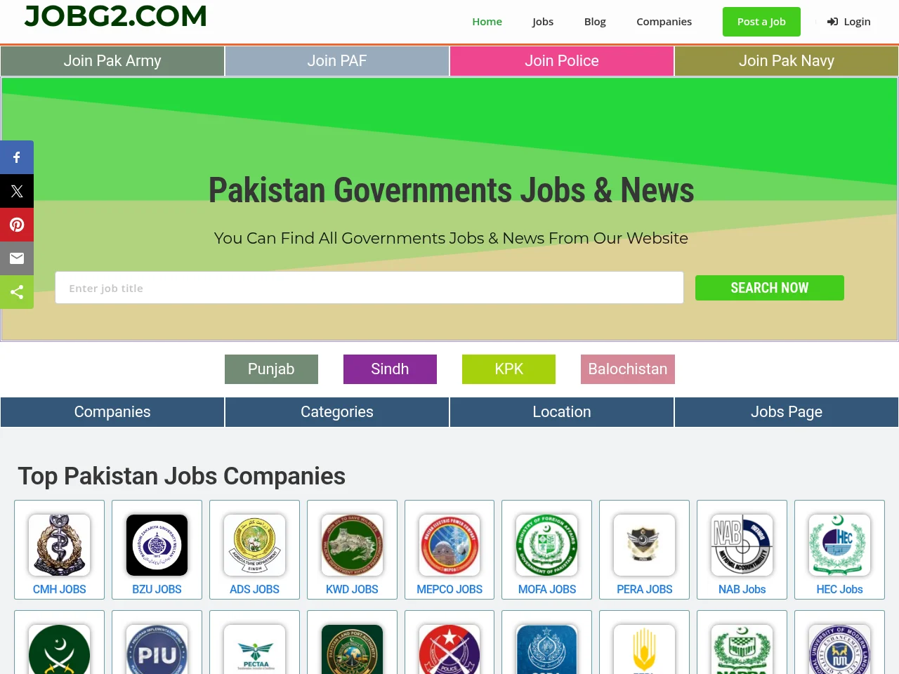 JOBG2.COM screenshot JOBG2.COM job board platform screenshot showing job search interface