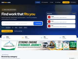 JobGara platform preview JobGara platform preview