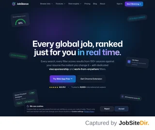 JobGlance platform preview