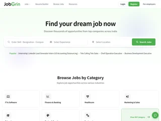 JobGrin platform preview