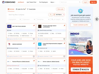 Jobhound.mt platform preview