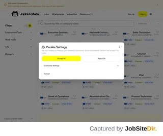 JobHub Malta platform preview