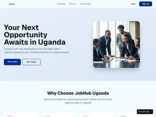 JobHub Uganda screenshot preview