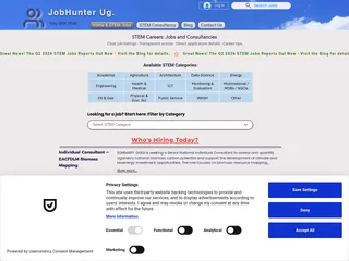 JobHunter Ug platform preview