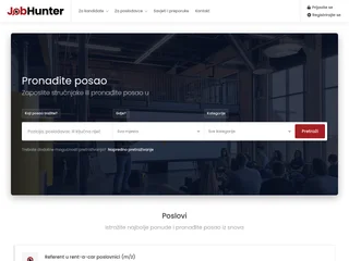 JobHunter platform preview JobHunter platform preview