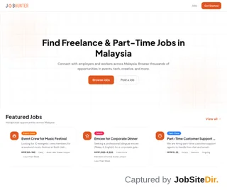 JobHunter platform preview