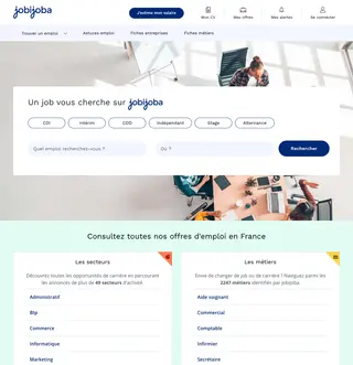 Jobijoba platform preview