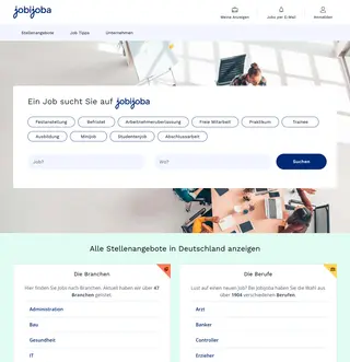 JobiJoba platform preview