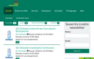 Job in Cameroun screenshot preview