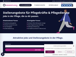 Jobinderpflege24.de screenshot preview
