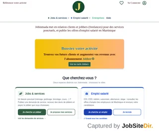 JobInMada platform preview