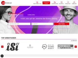 jobkrone.at platform preview