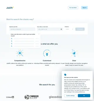 Joblift platform preview