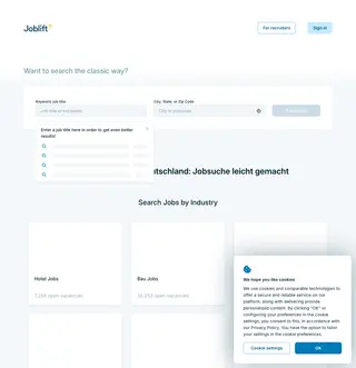 Joblift platform preview