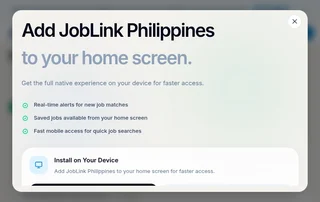 JobLink Philippines screenshot preview JobLink Philippines screenshot preview
