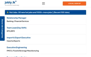 jobly.lk screenshot preview