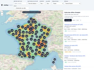 JobMap France screenshot preview