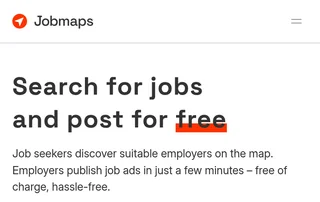 Jobmaps screenshot preview Jobmaps screenshot preview