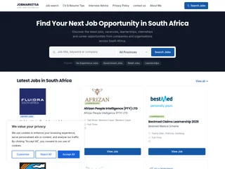 JobMarketSA screenshot preview