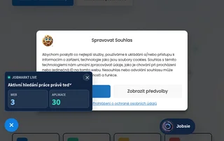 Jobmarkt.cz screenshot preview