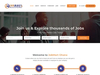 JobMart Ghana platform preview