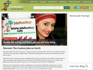 JobMonkey platform preview JobMonkey platform preview